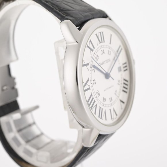 Cartier Ronde Solo XL 3802 W6701010 42mm Stainless Steel Watch W/ Box - Picture 5 of 13